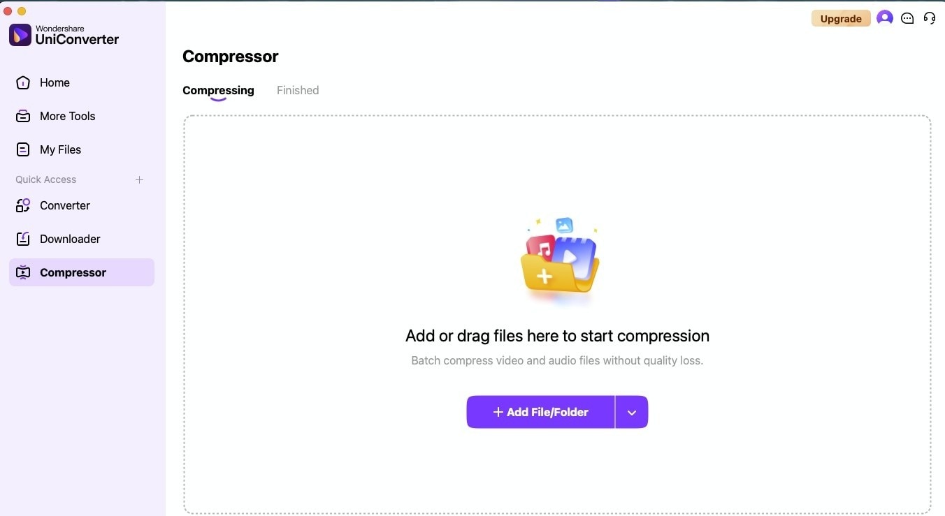 wondershare uniconverter compressor