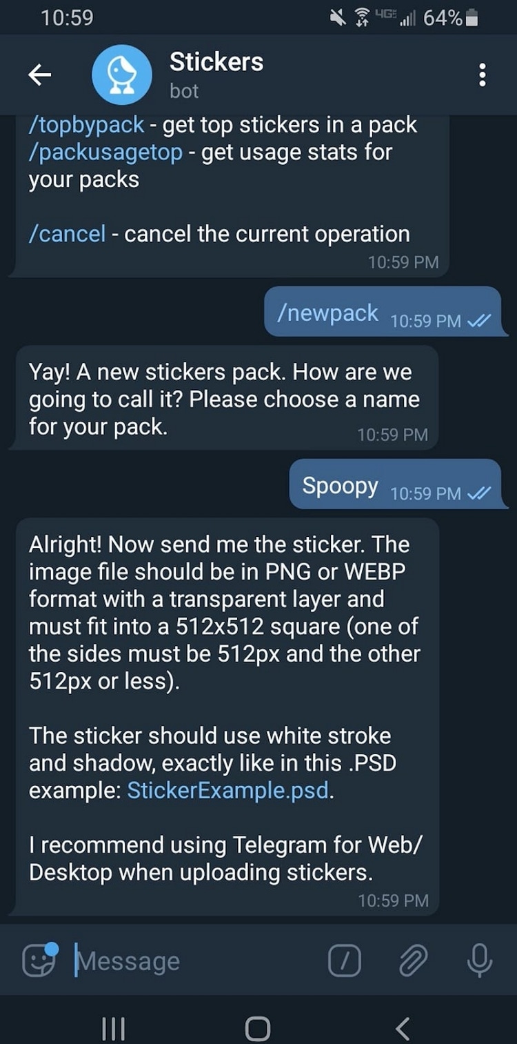 Sticker bereitstellen Packungsname
