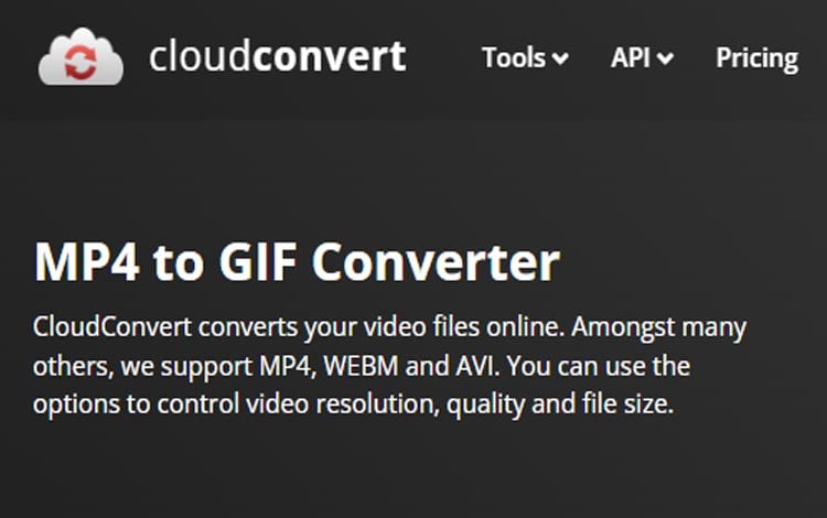 cloudconvert mp4 to gif converter