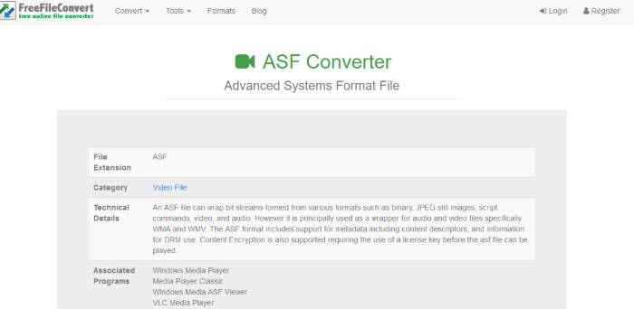 asf video converter