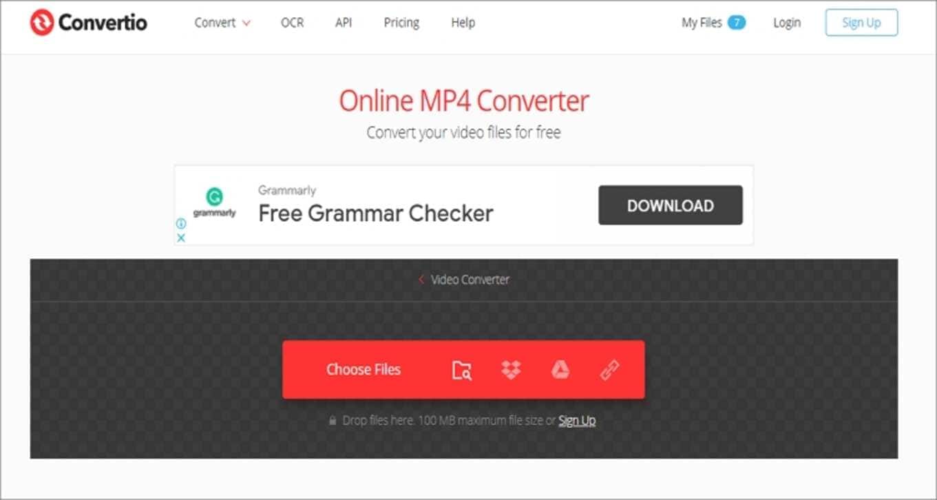 Google MP4 Online Converter - Convertio