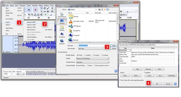 Conversión de M4A a MP3 en Windows con Audacity