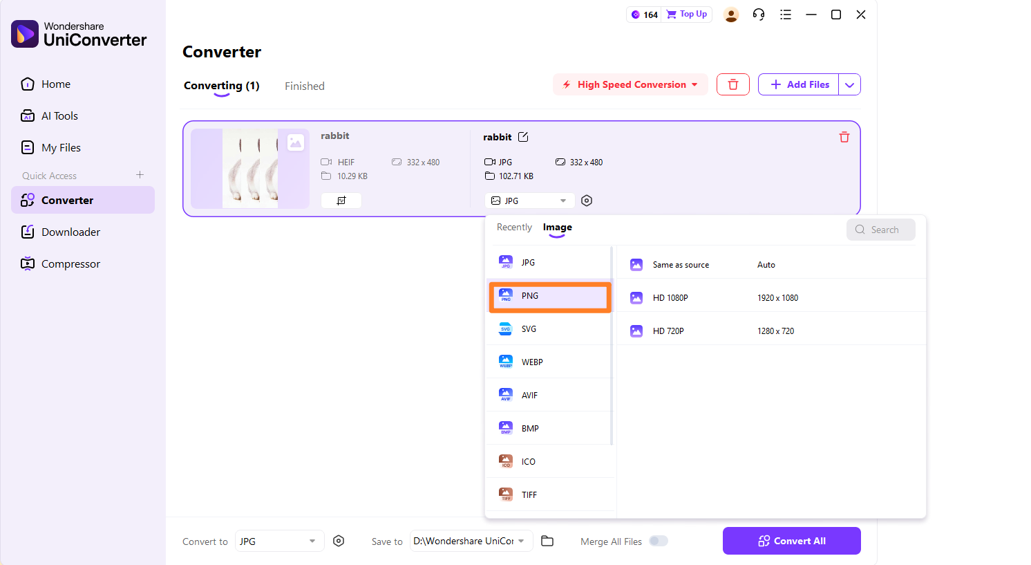 add heif file from pc