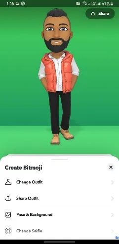 étapes pour créer un bitmoji 10