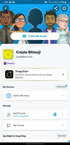 Schritte zum Erstellen von Bitmoji 2