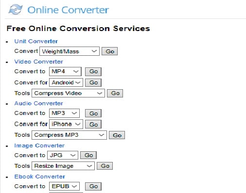 Convertitore online