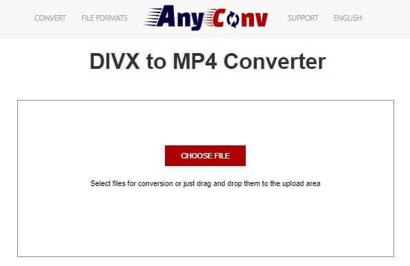 convertidor DivX en línea - AnyConv