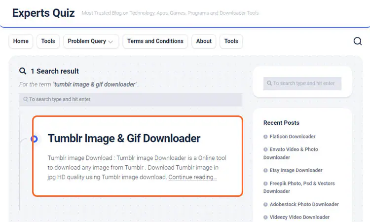 Gehen Sie zum tumblr image gif downloader auf expertsquiz com