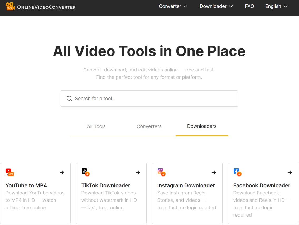 MP4 Music Downloader-OnlineVideoConverter