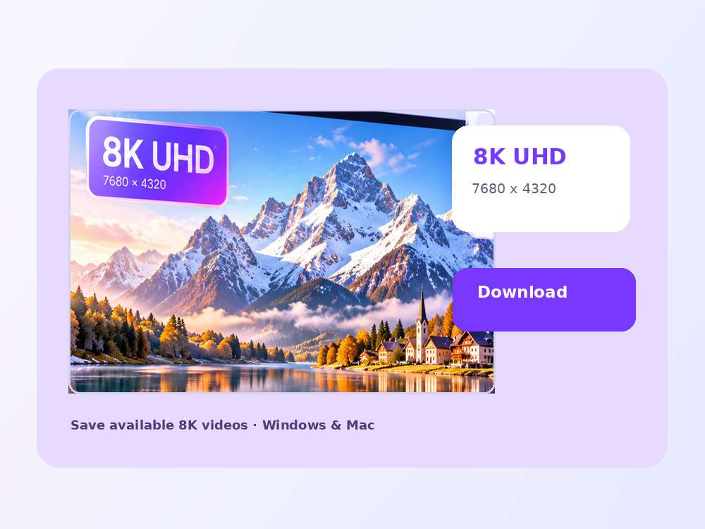 UniConverter 8K Video Downloader with quality selection and managed download queue