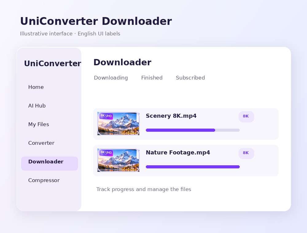 Step 3 start 8K video downloading and locate the completed file