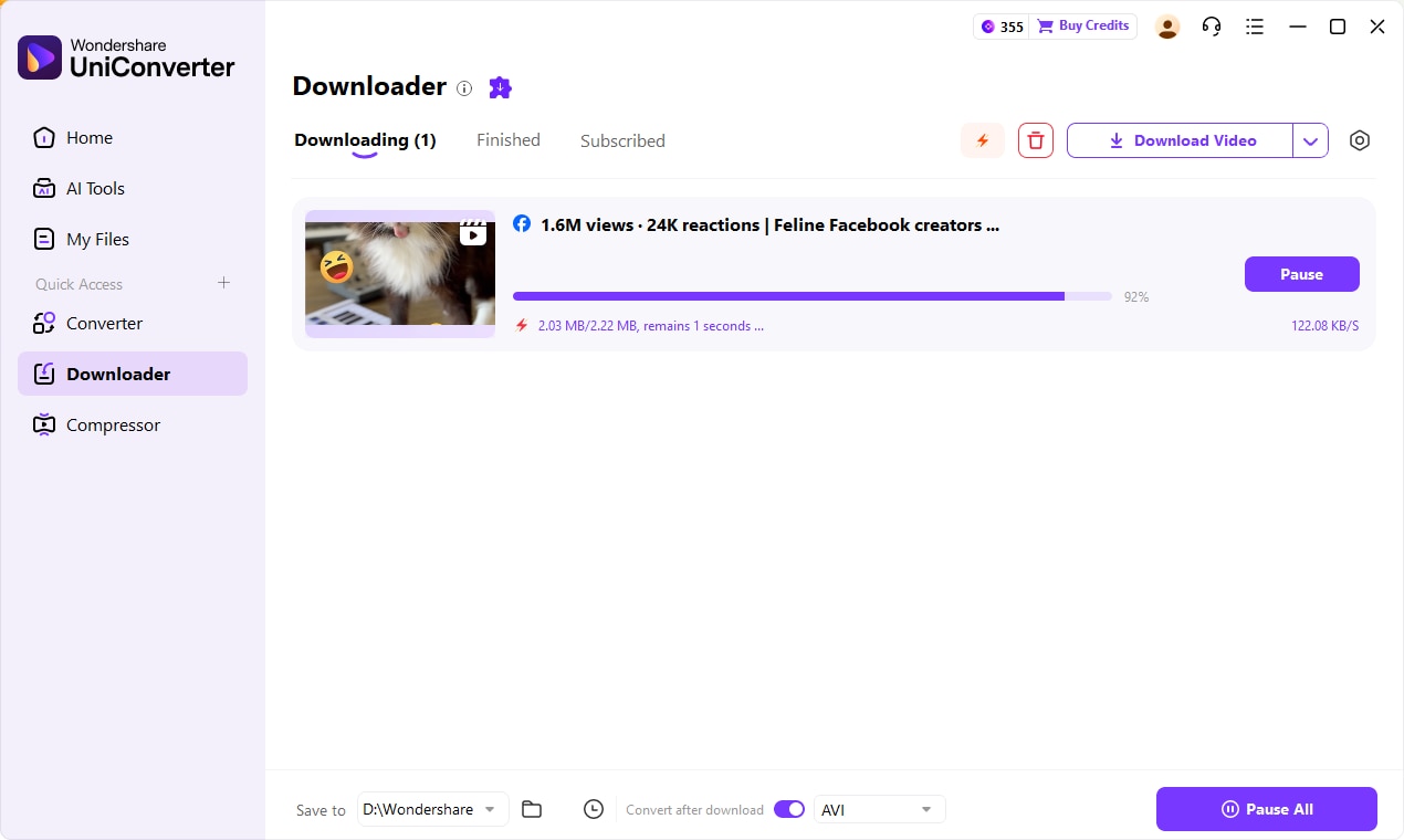set location and convert video successfully