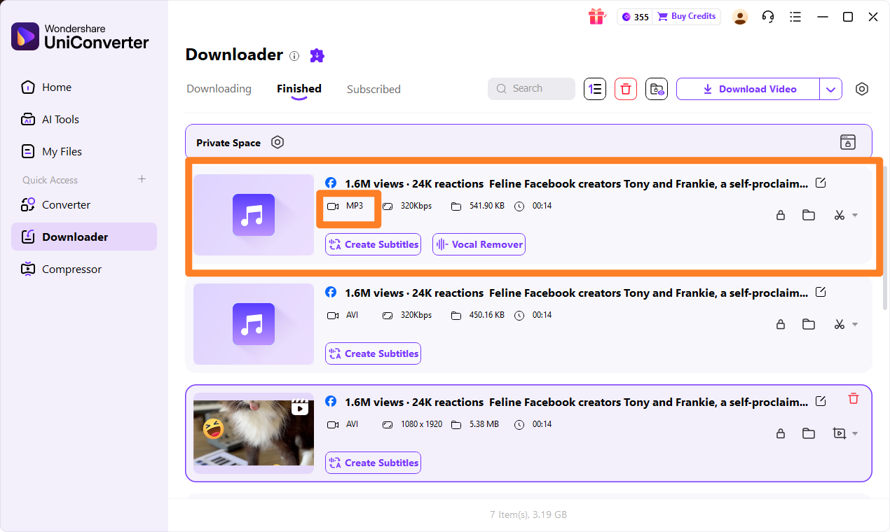 set location and convert video successfully