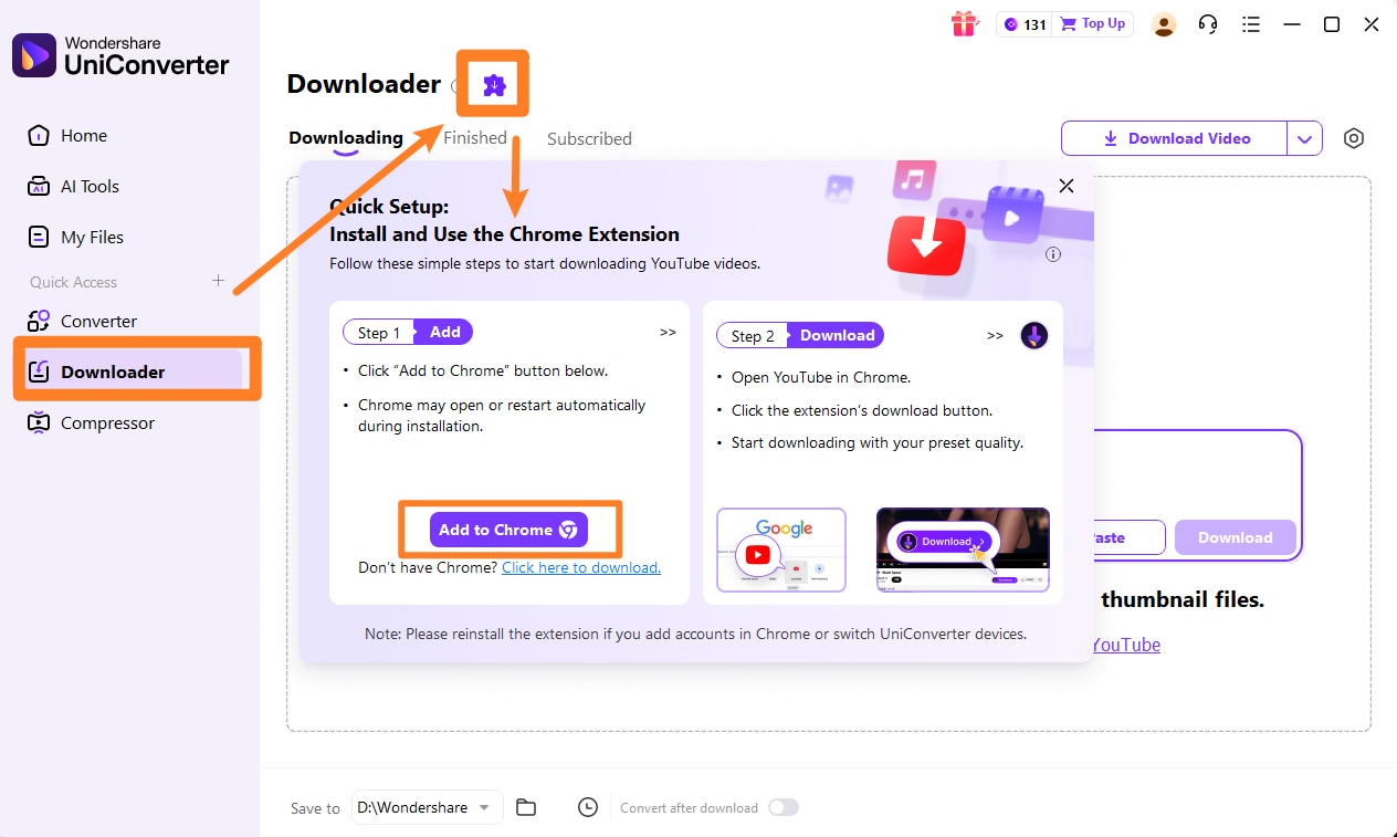 Install Uniconverter