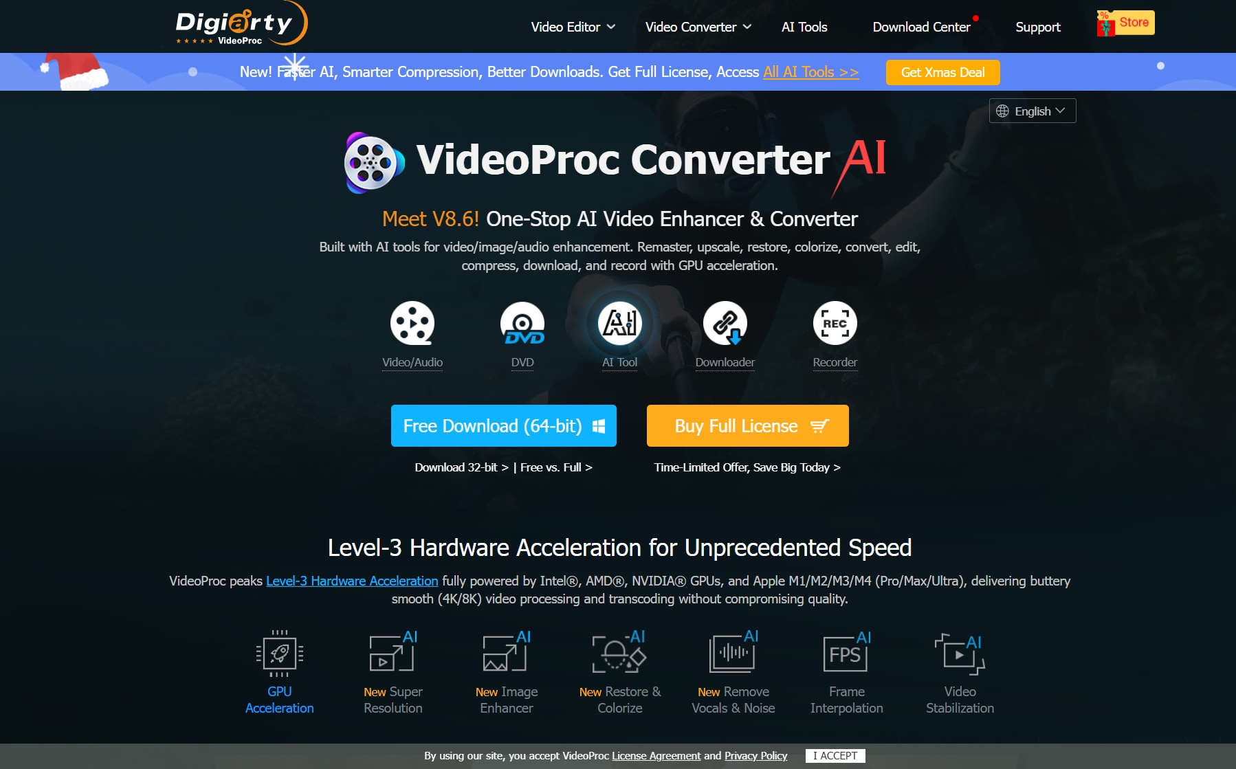videoproc converter ai interface