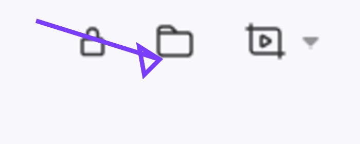 Folder control for a completed item in UniConverter Downloader