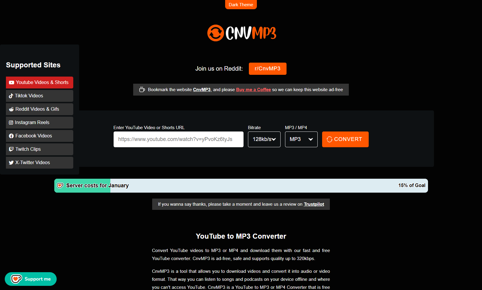 yt1s for youtube to mp3 conversion
