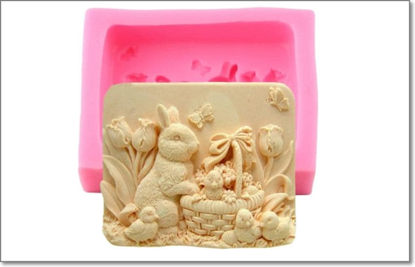easter gift Easter bunny soap molds