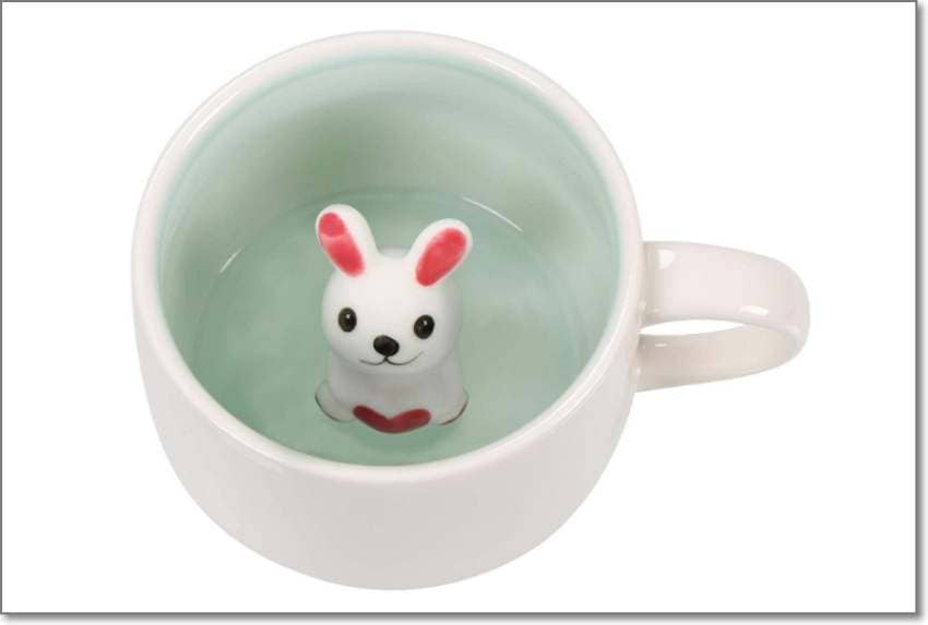 3D bunny coffee mug