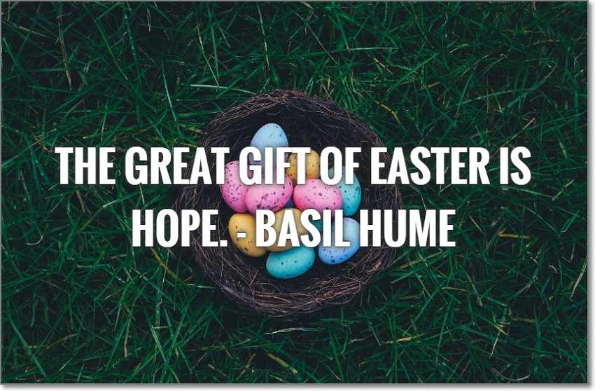 happy easter quote