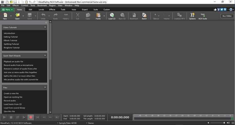 Edit M4A Files with Wavepad
