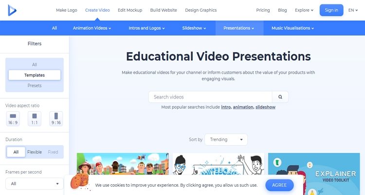education animation video maker