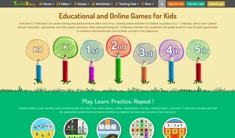 Top 5 free online games for kids: Make education and fun go together