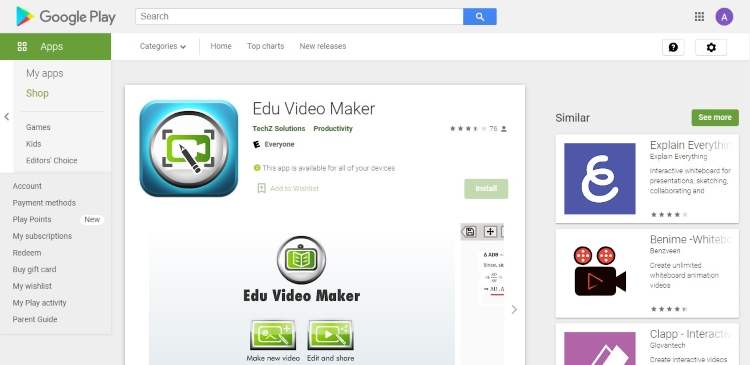 best app to make educational videos