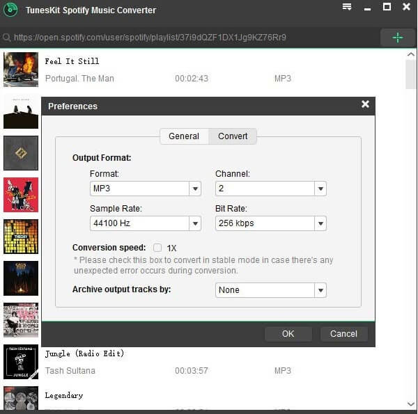Tuneskit Music Converter for Spotify