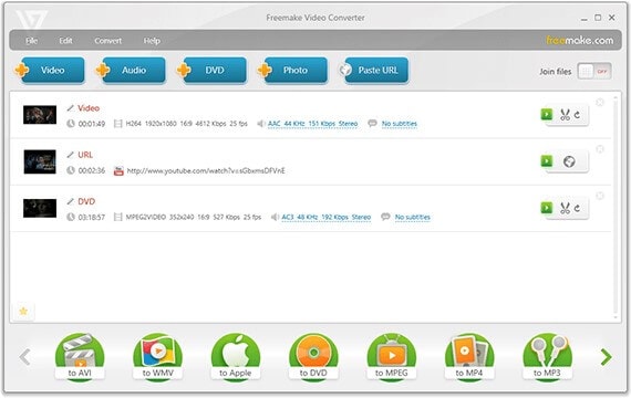 Beliebte Alternativen zum VideoSolo Video Converter - Freemake Video Converter