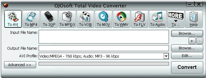 Ojosoft Total Video Converter