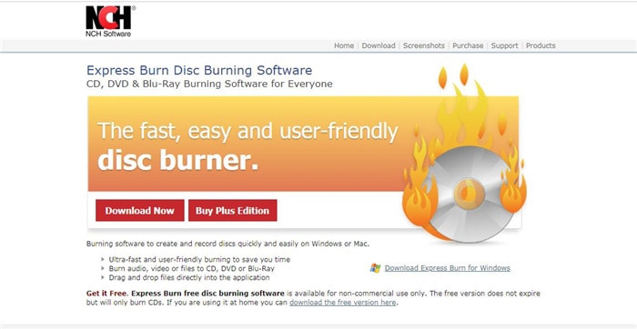 program to burn cds on windows 10
