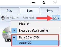 burn cd to mp3 windows 10