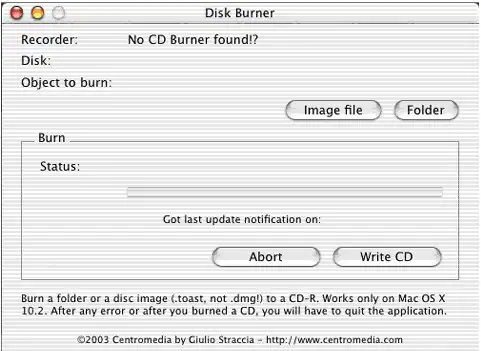 can i burn cd with clementine app