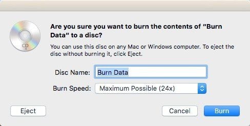 sélectionner l'option ignorer sur Mac