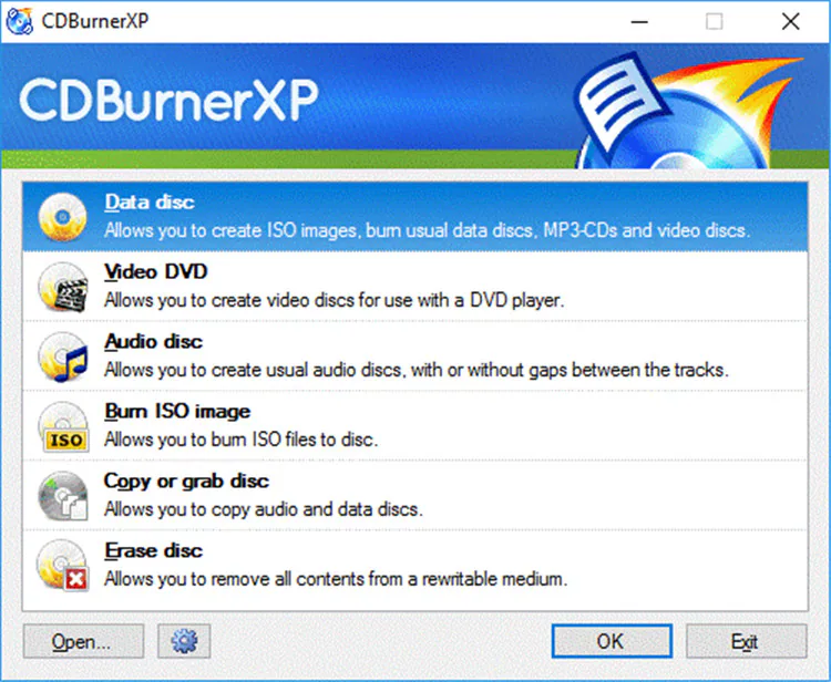 free cd dvd burning software