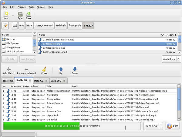 linux blu ray burning software