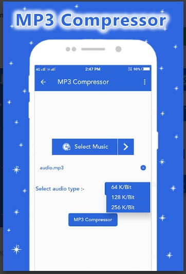 Compressor de Áudio para Android 