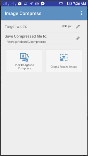 Compressores de imagem para Android - Image Compress