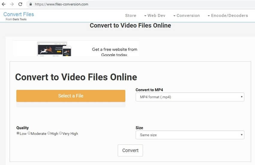 online size converter - Convert Files