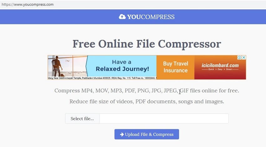 online size converter - YouCompress