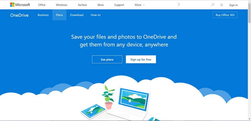 send large files online - One Drive