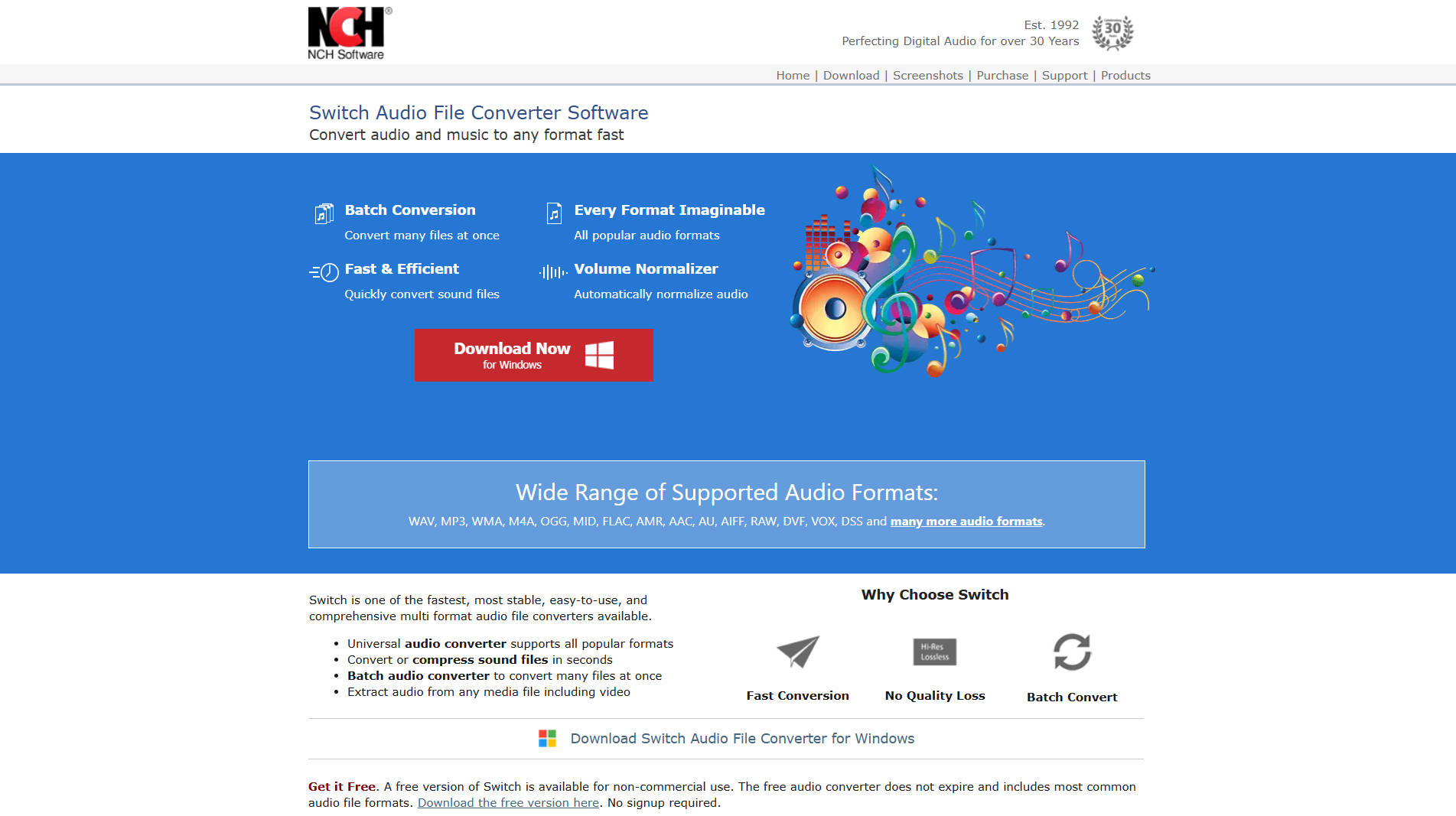 switch audio file convert software