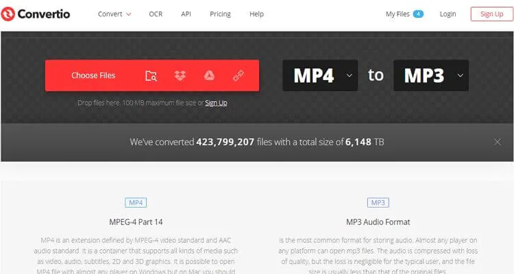 convertire file audio online-Convertio