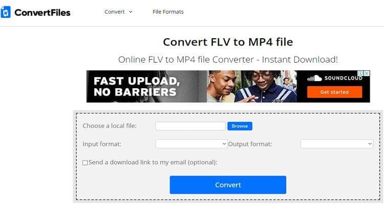 convert FLV file online-Convert Files