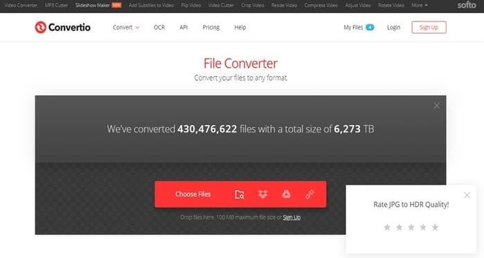 Free Steps of Converting FLV and MP4 -Convertio