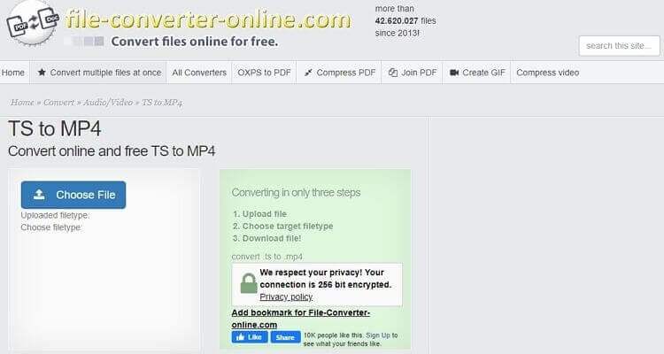 Online TS to MP4 Converter