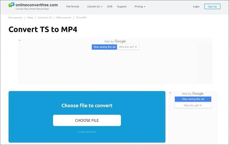 Online TS to MP4 Tool