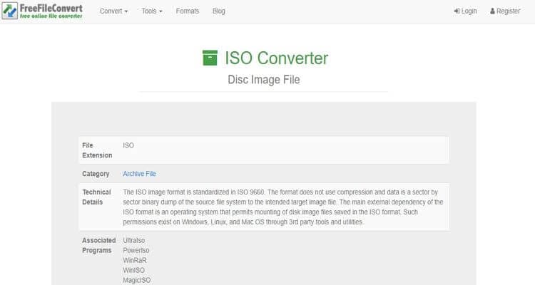 Online ISO Extractor-FreeFileConvert