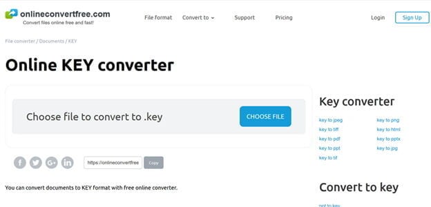 convertidor popular de Key en línea -Onlineconvertfree